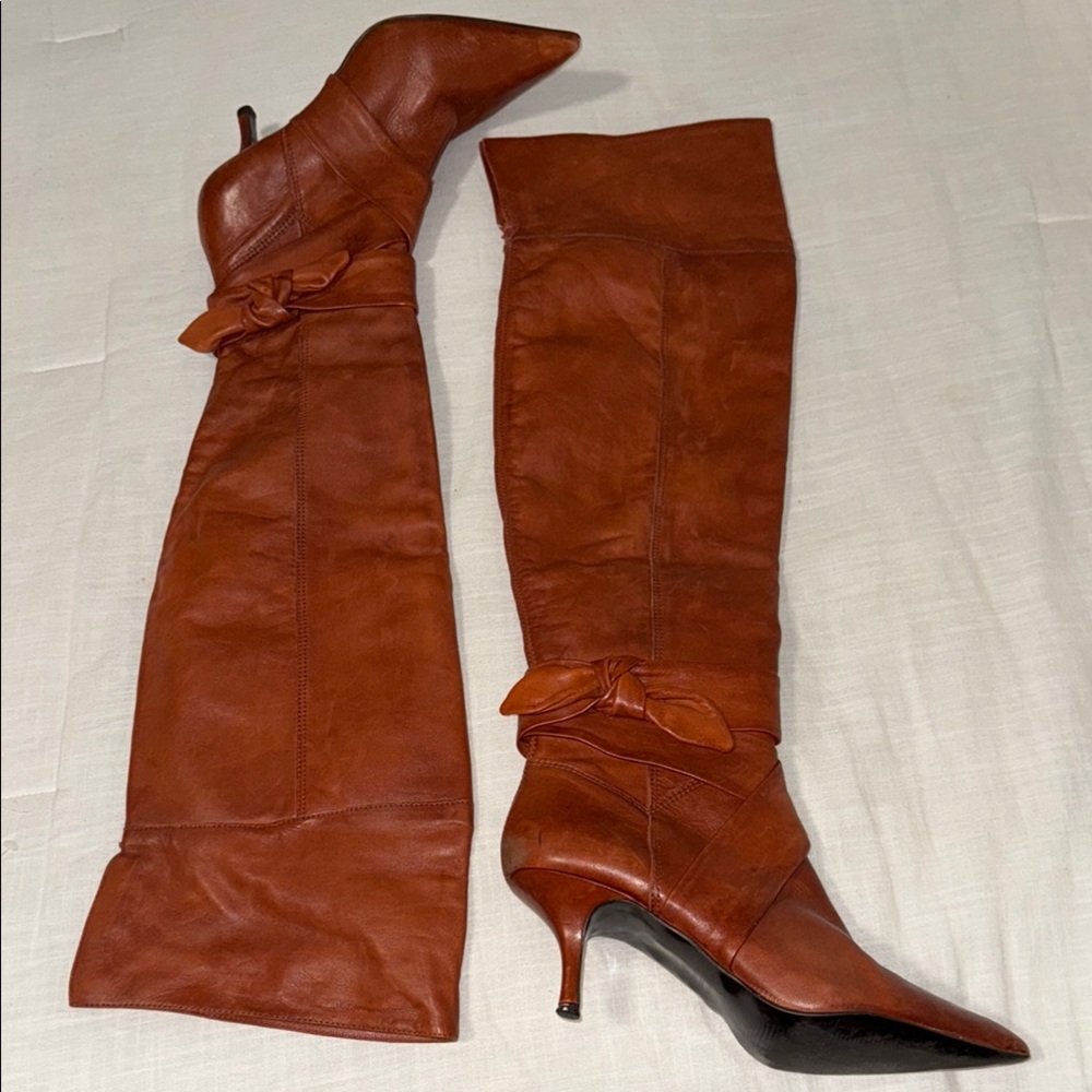 ❣️VINTAGE ❣️OVER THE KNEE LEATHER BOOTS